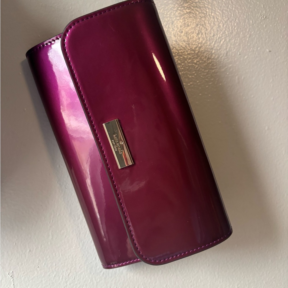 Kate Spade Purple Patent Leather Wallet